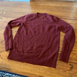 Everlane Cashmere Crew Neck Sweater Burgundy Red Small Medium